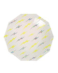 Superhero Lightning Bolt Plates