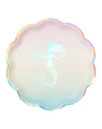 Pastel Ombre Mermaid Plates