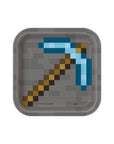 Minecraft Diamond Pickaxe Plates