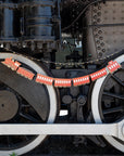Conjunto de pancartas de tren del Polo Norte y Jingle Bell