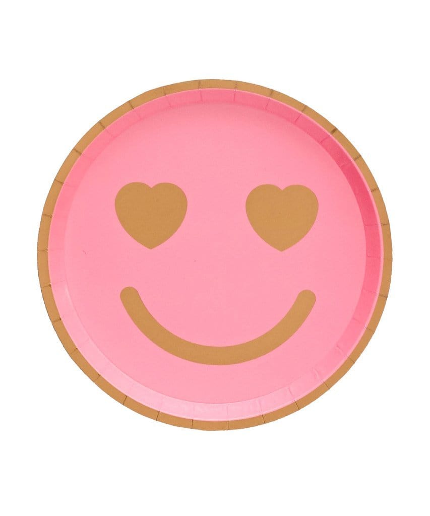 Assiettes Emoji assorties