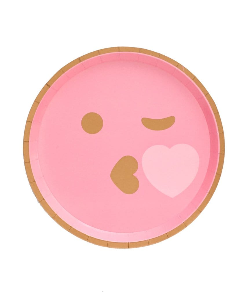 Assiettes Emoji assorties