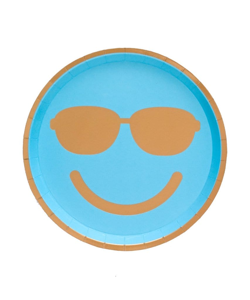 Assiettes Emoji assorties