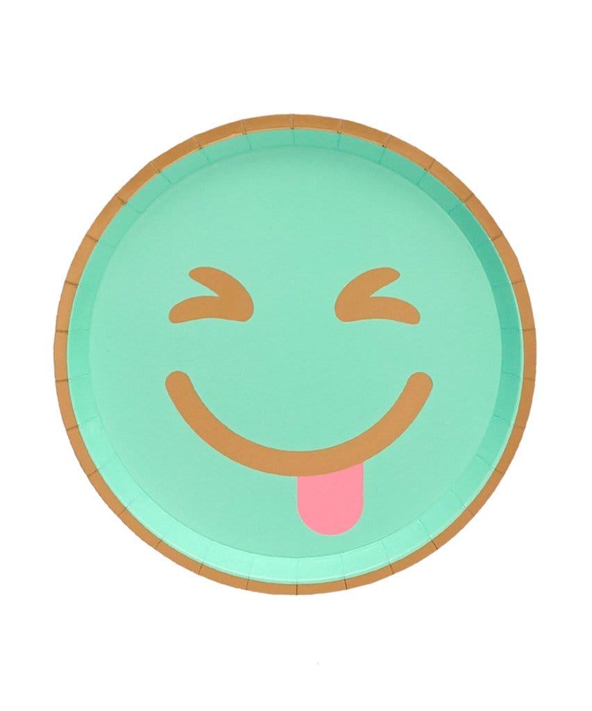 Assiettes Emoji assorties