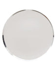 Round Silver Party Plates