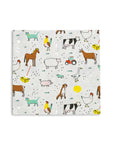 On The Farm Pattern Napkins