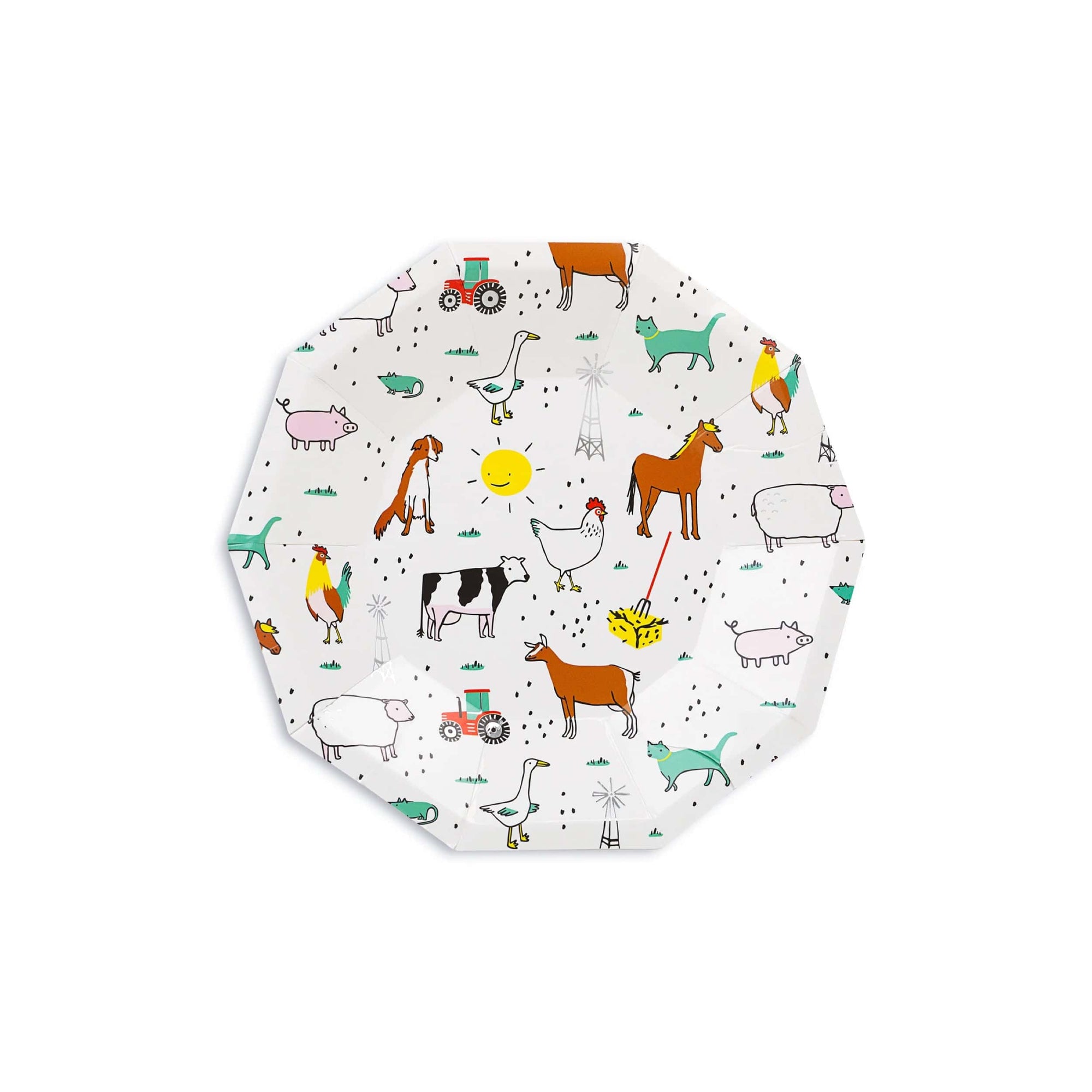 On The Farm Farm Pattern Plates