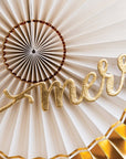 Be Merry Gold Banner