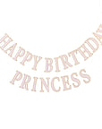 Banner de feliz cumpleaños princesa