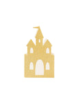 Gold Glitter Castle Favour Boxes