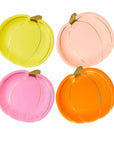 Assorted Brights Pumpkin Plates