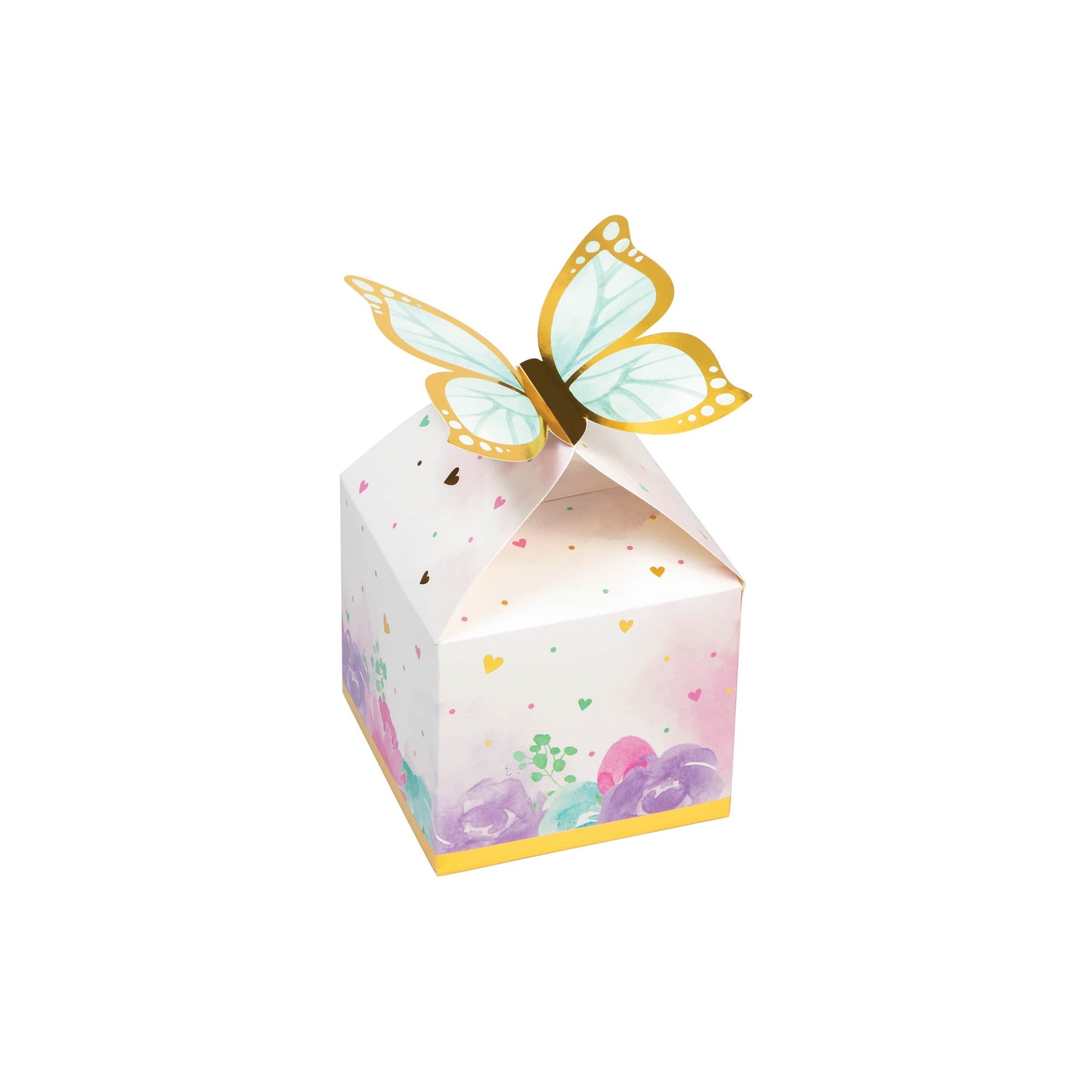 Pastel Shimmer Butterfly Favour Boxes