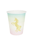 Pastel Ombre Unicorn Cups