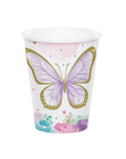 Pastel Shimmer Butterfly Cups
