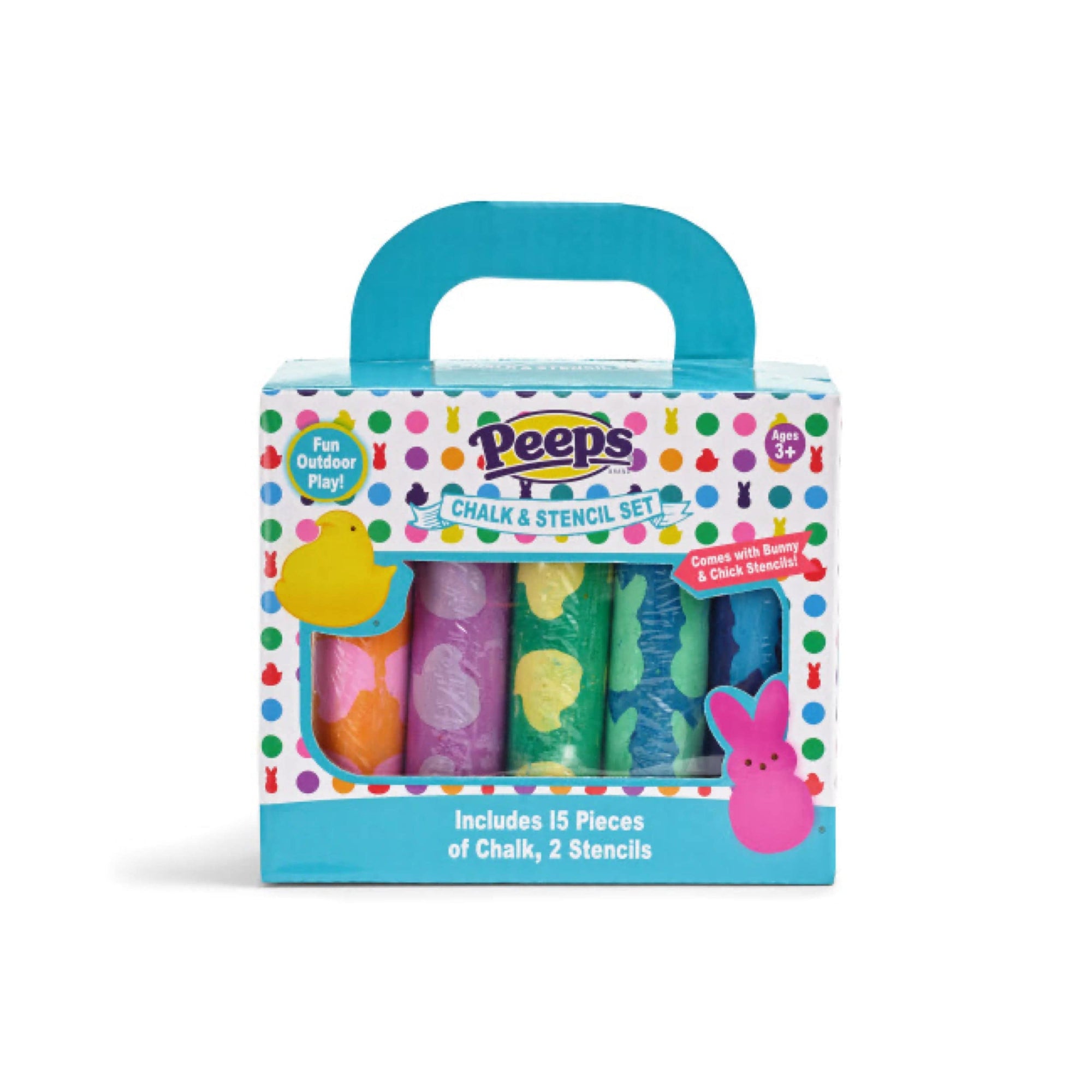 Peeps Chunky Chalk and Stencil Set