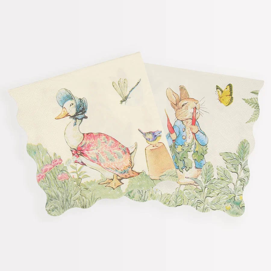 Serviettes de jardin Peter Rabbit