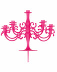 Candelabro De Pastel Rosa