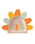 Playful Turkey Thanksgiving Plates