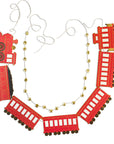 Conjunto de pancartas de tren del Polo Norte y Jingle Bell