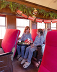 Conjunto de pancartas de tren del Polo Norte y Jingle Bell