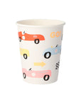Retro Race Car Cups
