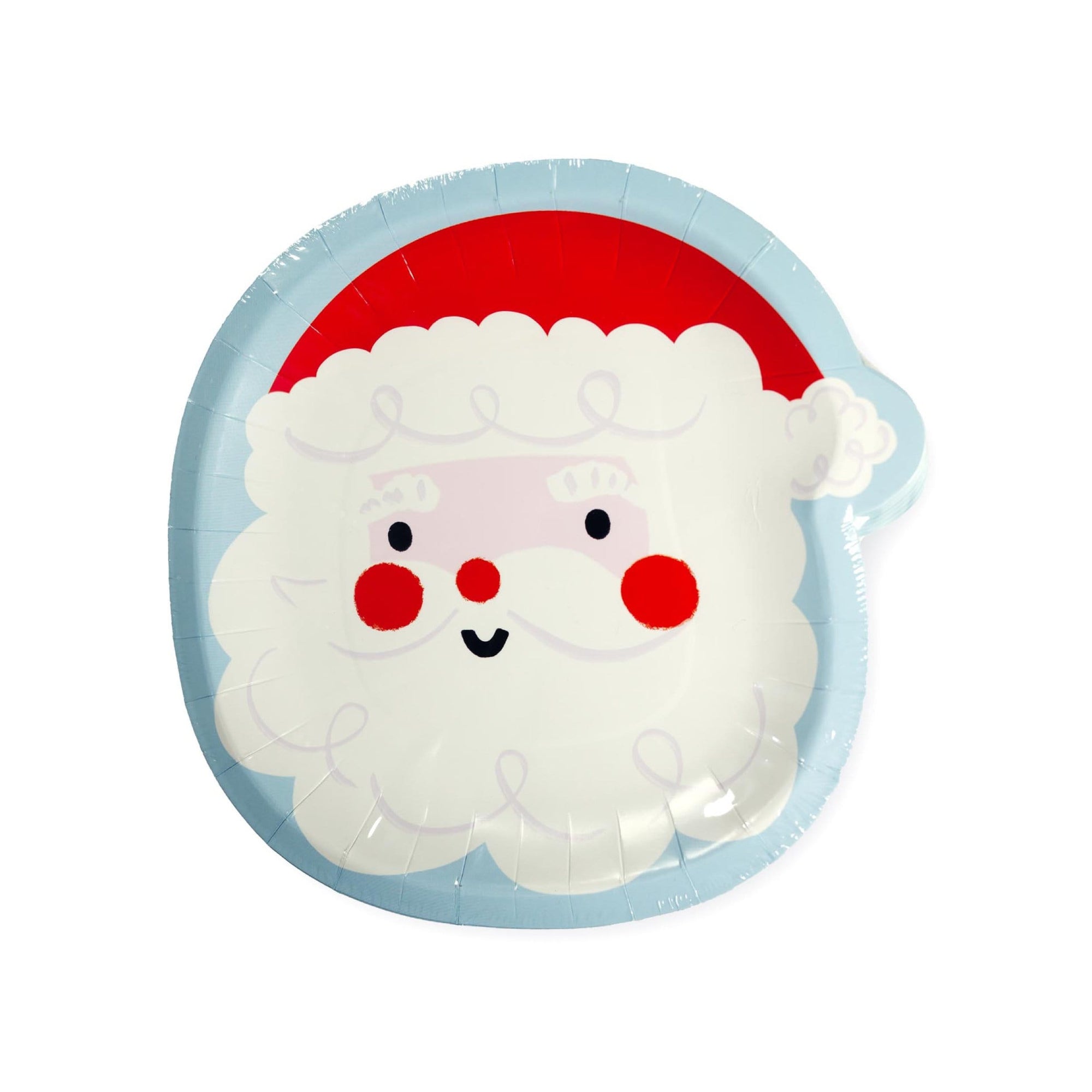 Retro Santa Plates