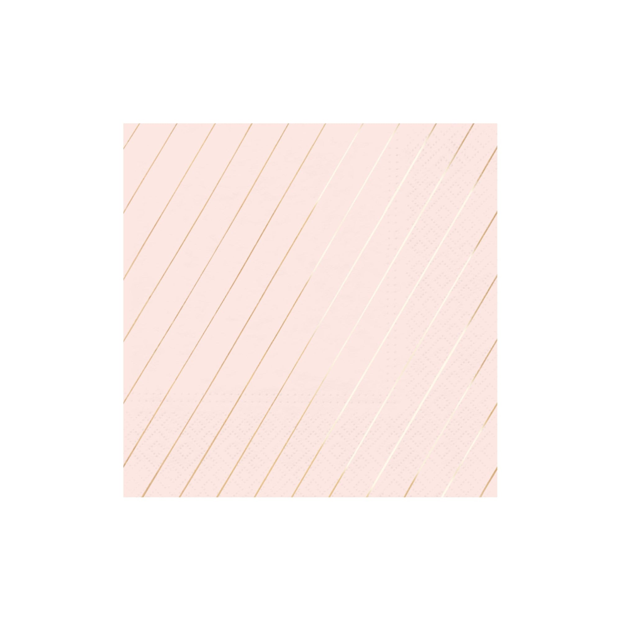 Rose Gold Stripe Blush Napkins