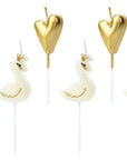 Swan Cake Candles
