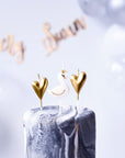 Velas Princesa Cisne y Corazón Dorado