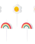 Daisies and Rainbows Candles