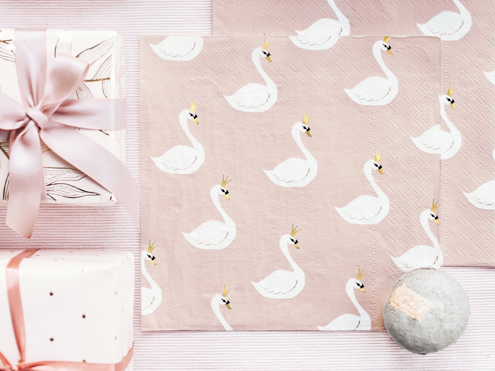 Serviettes Princesse Cygne - Grandes
