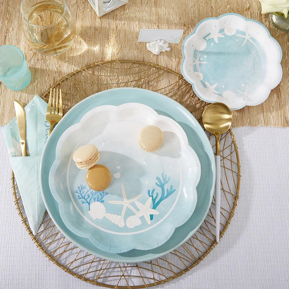 Seashell Scalloped Plates