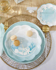 Seashell Scalloped Plates