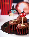 Choix de fête d'Halloween avec crâne, sorcière, fantôme et Jack O Lantern