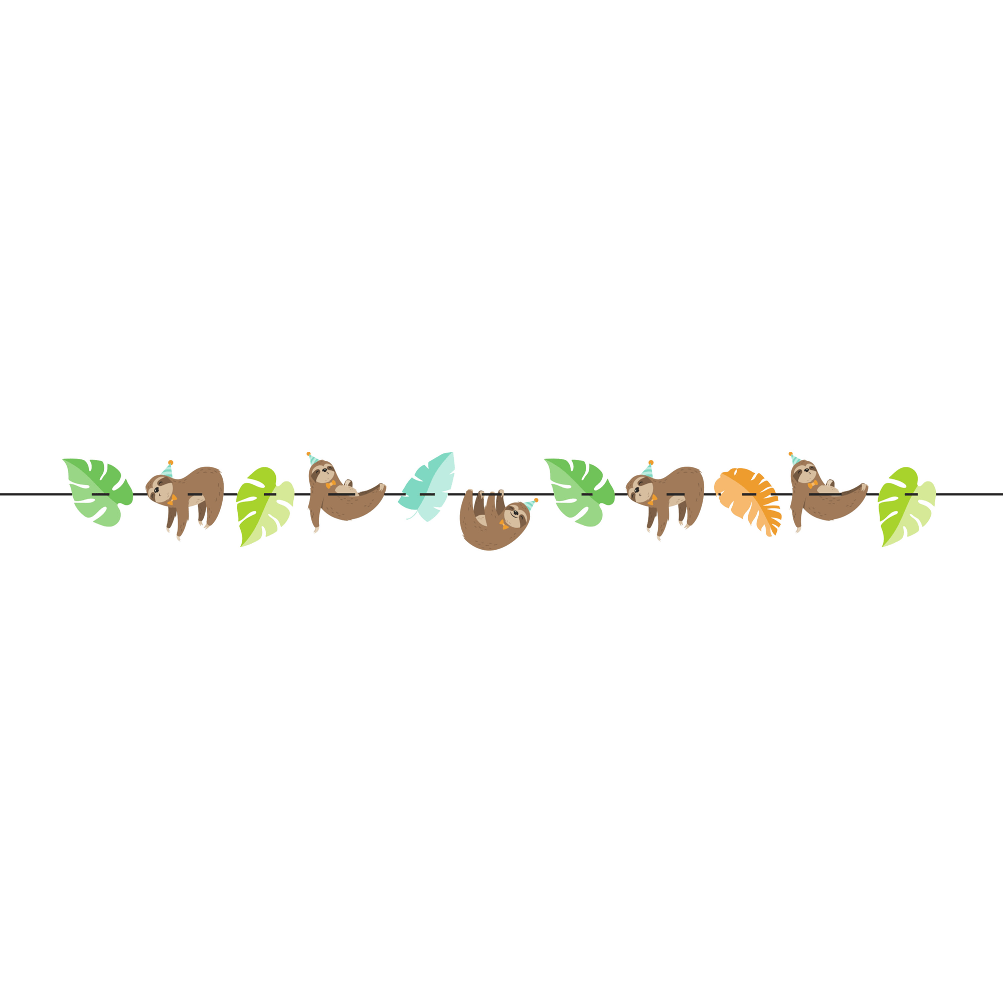 Sloth Party Garland