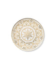 Golden Snowflake Plates