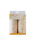 Tazas para golosinas para hornear con cuadros florales y pasteles