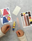 Make Your Own Superhero Peg Figurine Kit