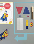 Make Your Own Superhero Peg Figurine Kit