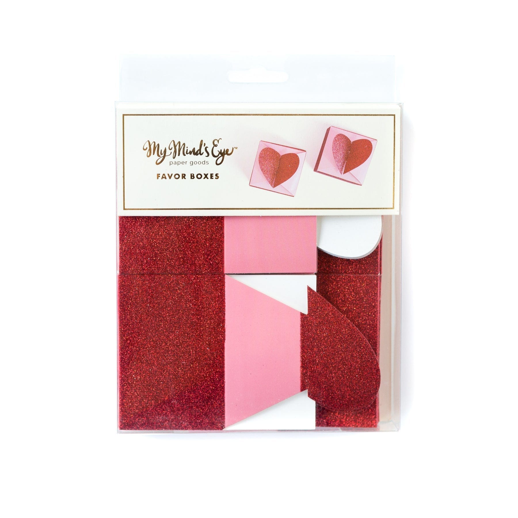 Glitter Heart Treat Boxes