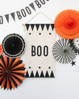 Lona vintage de lona Boo de Halloween