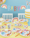 Décoration de gâteau fanion pour bébé