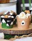 Tazas de golosinas para hornear Adventure Bear