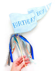 Banderín de fiesta de cumpleaños para niño