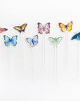 Rainbow Butterfly Acrylic Stir Sticks