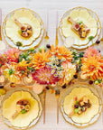 Buttercup Yellow Lunch Plates - Medium