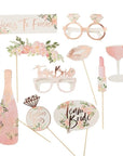 Bachelorette and Hen Do Floral Photo Booth Props