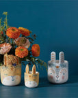 Pot Lapin Boho Jaune - Petit