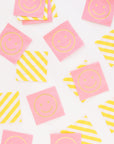 Yellow Stripe Napkins - Small