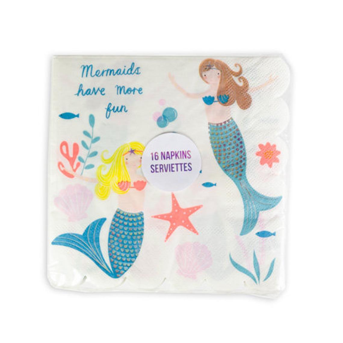 Meri Meri Mermaids Have More Fun Napkins